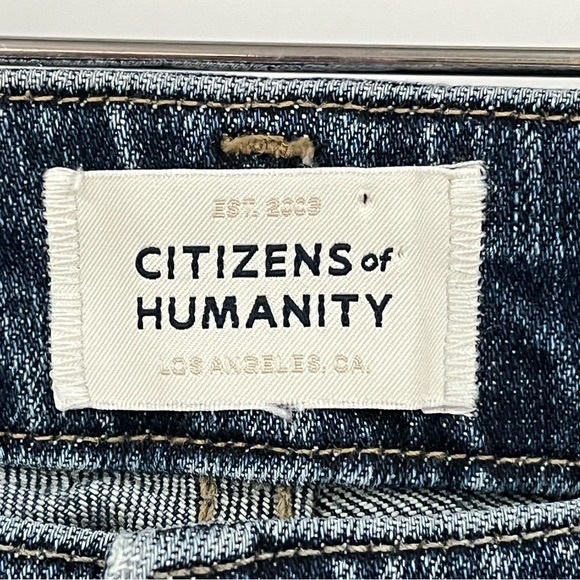 COH 27x30 Racer Low Rise Skinny Jeans 0874 Citizens Of Humanity caspian blue - Picture 4 of 6